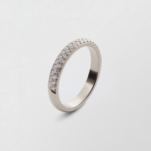 Thumbnail ofSoft Pavé, half eternity