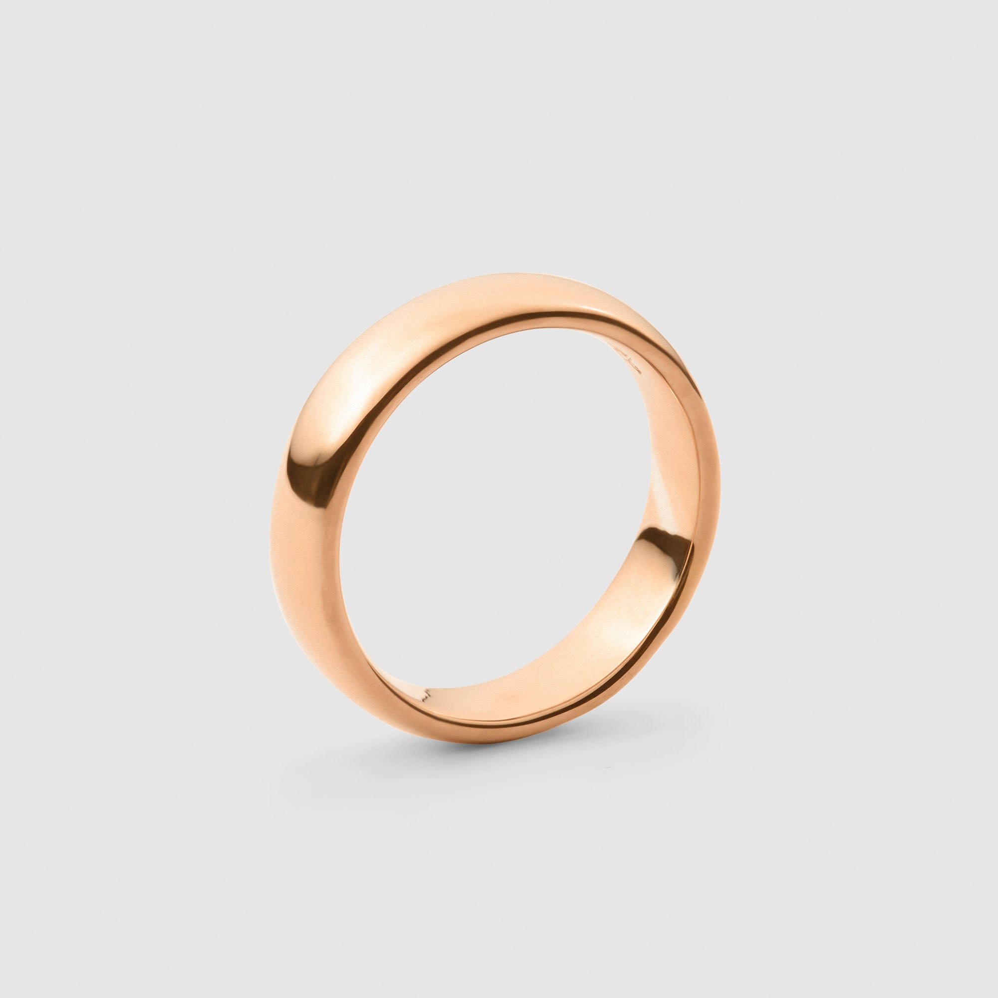 Sture, slät ring - Ring i 18K gult guld, 6,0 mm.