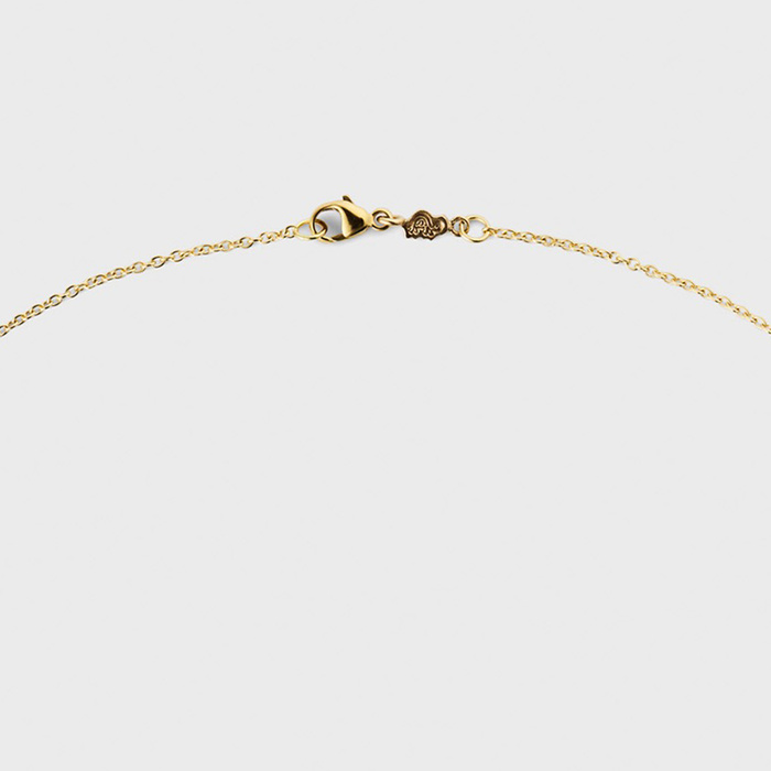 Fin - Chain in 18K yellow gold, 36 cm.