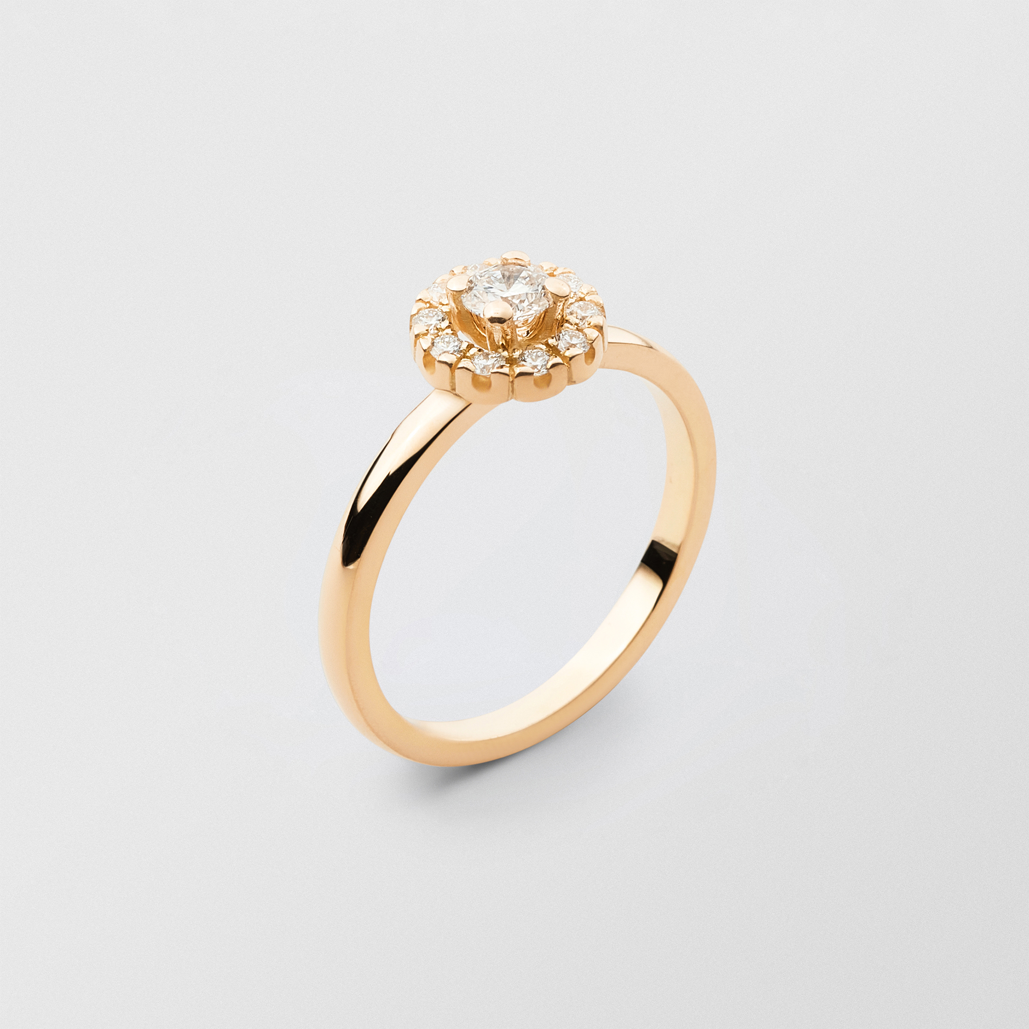 Product Image for Soft Halo 0.25 by Sandberg | Förlovningsring | Guld